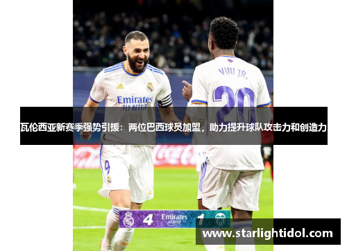 瓦伦西亚新赛季强势引援：两位巴西球员加盟，助力提升球队攻击力和创造力