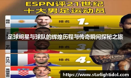 足球明星与球队的辉煌历程与传奇瞬间探秘之旅